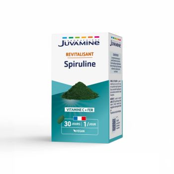 Spiruline revitalisant Juvamine - boite de 30 comprimés