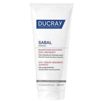 Sabal argeal shampoing quotidien sébo-absorbant Ducray - tube de 200ml