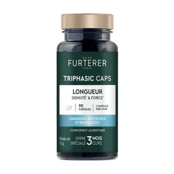 Triphasic Caps longueur René Furterer - boîte de 90 capsules offre spéciale