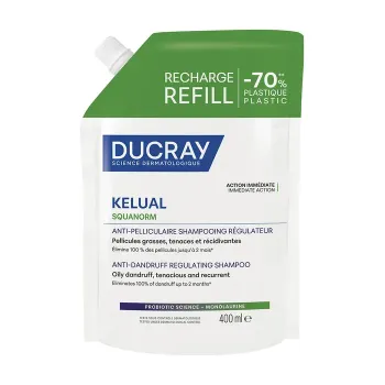 Kelual Squanorm shampooing anti-pelliculaire régulateur Ducray - recharge de 400ml