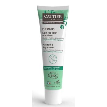 Dermo Soin jour matifiant bio Cattier - tube de 40ml