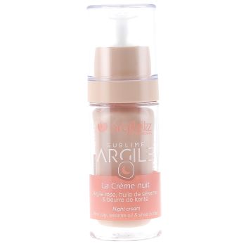 Sublime Argile Crème de nuit Argiletz - flacon de 30 ml