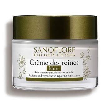 Crème de nuit des reines bio Sanoflore - pot de 50ml