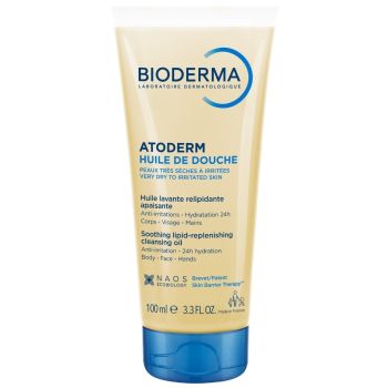 Atoderm huile de douche Bioderma - flacon de 100 ml