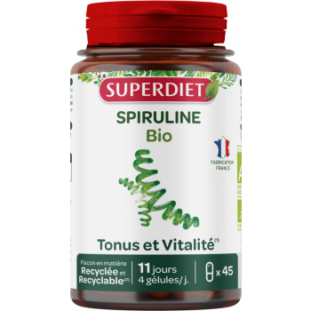 Spiruline bio Super Diet - boite de 45 gélules