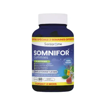 Somnifor gummies  Santarome - pot de 60 gummies 