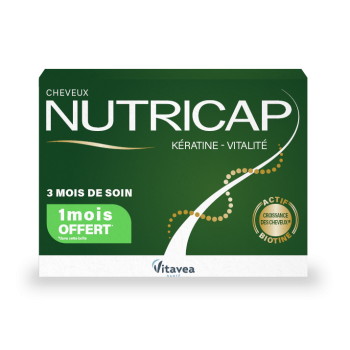 Nutricap kératine vitalité Vitavea - boite de 90 capsules