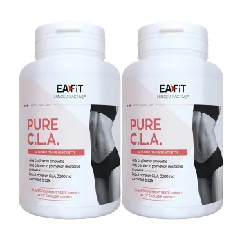 Minceur active pure CLA Eafit - lot de 2 boîtes de 90 capsules