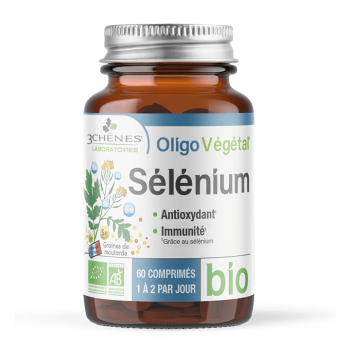 OligoVégétal Sélénium bio 3 Chênes - pot de 60 comprimés