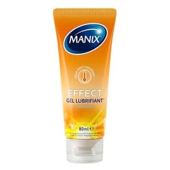Effect gel lubrifiant stimulant effet chaud Manix - tube de 80ml