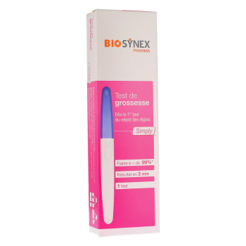 Test de grossesse simply Biosynex - 1 test