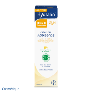 Hydralin Gyn Crème-Gel Apaisante 35g apaise et protège la zone intime
