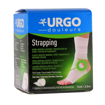 Strapping douleurs Urgo - bande de 3cmx2,5m