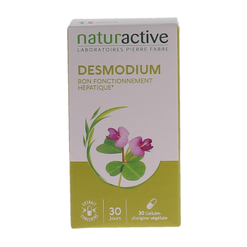 Desmodium bon fonctionnement hépatique Naturactive - boite de 30 gélules