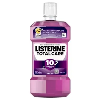 Bain de bouche Total Care menthe Listerine - flacon de 250ml