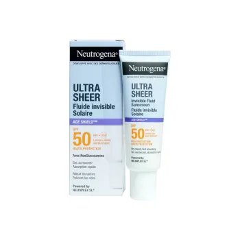 Ultra Sheer Fluide invisible solaire Age Shield SPF50 Neutrogena - tube de 50ml