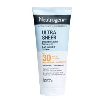 Ultra Sheer Lait corps invisible solaire SPF30 Neutrogena - tube de 200ml
