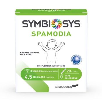 Symbiosys Spamodia Biocodex - boîte de 20 sticks