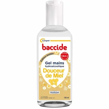 Gel mains hydroalcoolique Douceur de Miel Baccide - flacon de 100ml