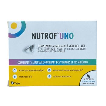 Nutrof Uno Th&eacute;a - boite de 90 capsules
