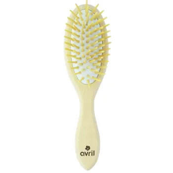 Brosse à cheveux en bois de hêtre Avril - une brosse