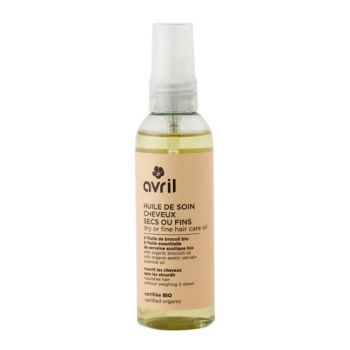 Huile de soin cheveux secs ou fins bio Avril - spray de 100ml