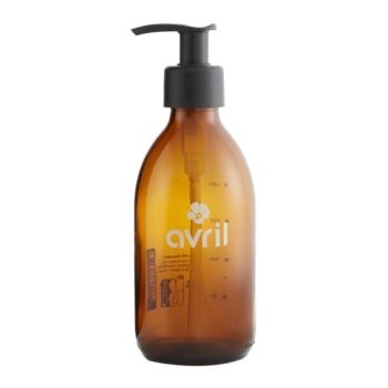 Flacon rechargeable en verre ambré Avril - flacon de 250ml vide