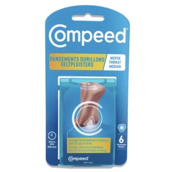 Pansements durillons moyen format Compeed - boite de 6 pansements