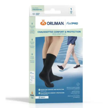 Chaussettes confort et protection pieds diabétiques Orliman - une paire de chaussettes 