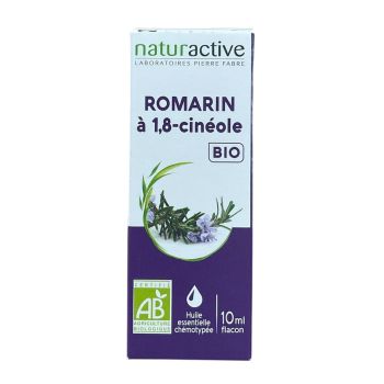 Huile essentielle Romarin à 1,8-cinéol bio Naturactive - flacon de 10ml
