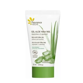 Gel aloe vera réparateur et apaisant bio Fleurance nature - tube de 150ml