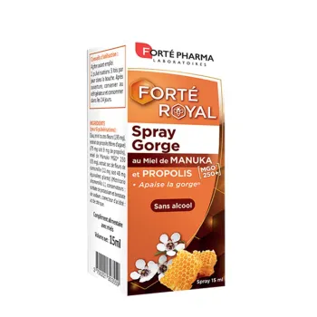 Forté Royal spray gorge Forté Pharma - spray de 15ml