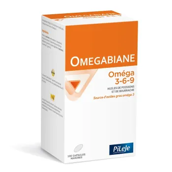 Omegabiane oméga 3-6-9 Pileje - boite de 100 capsules 