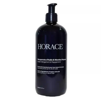 Gel douche bergamote d'Italie & menthe poivrée Horace - flacon-pompe de 500ml