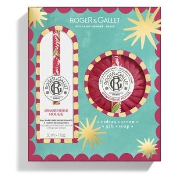 Coffret Gingembre rouge Roger & Gallet - coffret de 2 produits