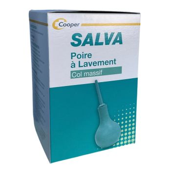 Salva poire à lavement col massif Cooper - une poire