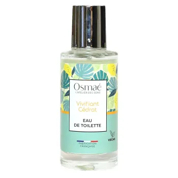 Eau de toilette Vivifiant Cédrat Osmaé - flacon-vaporisateur de 30 ml