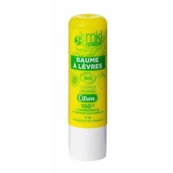 Baume à lèvres bio Citron MKL Green Nature - 1 stick de 4g