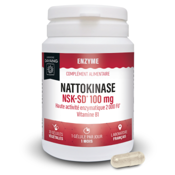 Nattokinase NSK-SD 100mg Dayang - pot de 30 gélules