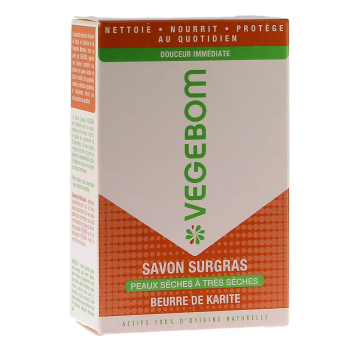 Savon surgras Vegebom - pain de 100g