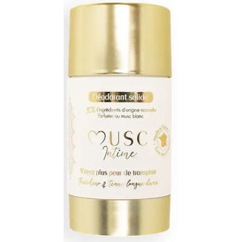 Déodorant naturel au monoï la rayonnante Musc Intime - roll-on de 50g