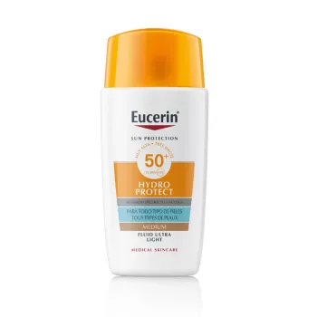 Hydro Protect Fluide ultra-léger teinté SPF 50+ Eucerin - flacon de 50ml