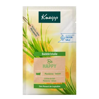 Sel de bain be happy mandarine vétiver Kneipp - sachet de 60g