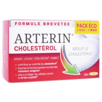 Arterin cholestérol Omega Pharma - boîte de 90 comprimés