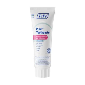 Dentifrice Pure goût neutre TePe - tube de 75ml