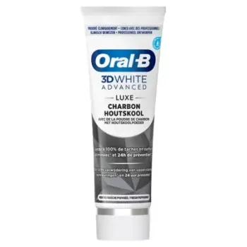 Dentifrice 3D White Advanced Luxe Charbon Oral-B - tube de 75ml