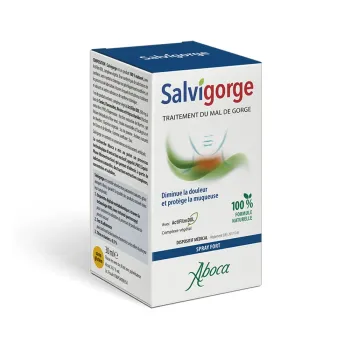 Salvigorge Spray fort mal de gorge Aboca - spray de 30ml