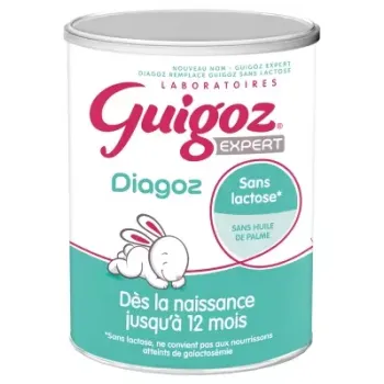 Diagoz lait en poudre sans lactose 1er âge Guigoz - pot de 400g