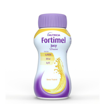 Fortimel jucy 1.5kcal saveur tropical Nutricia - 4 bouteilles de 200ml