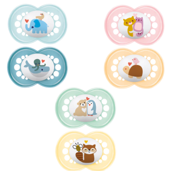 Sucette anatomique Original Classique 18 mois et + Mam - lot de 2 sucettes